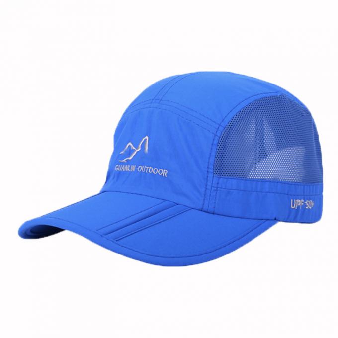 남녀 공통을 위한 유행 곡선 테두리 스포츠 모자가 주문 foldable 야영자에 의하여 모자를 씌웁니다