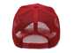 남녀 공통을 위해 조정가능한에 5 패널 트럭 운전사 모자 빨간 Customizable