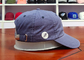 빠른 건조한 직물 파란 스포츠 아빠 모자는 버클/Mens 포도 수확 야구 모자를 금속을 붙입니다